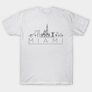 Miami Minimal Skyline T-Shirt